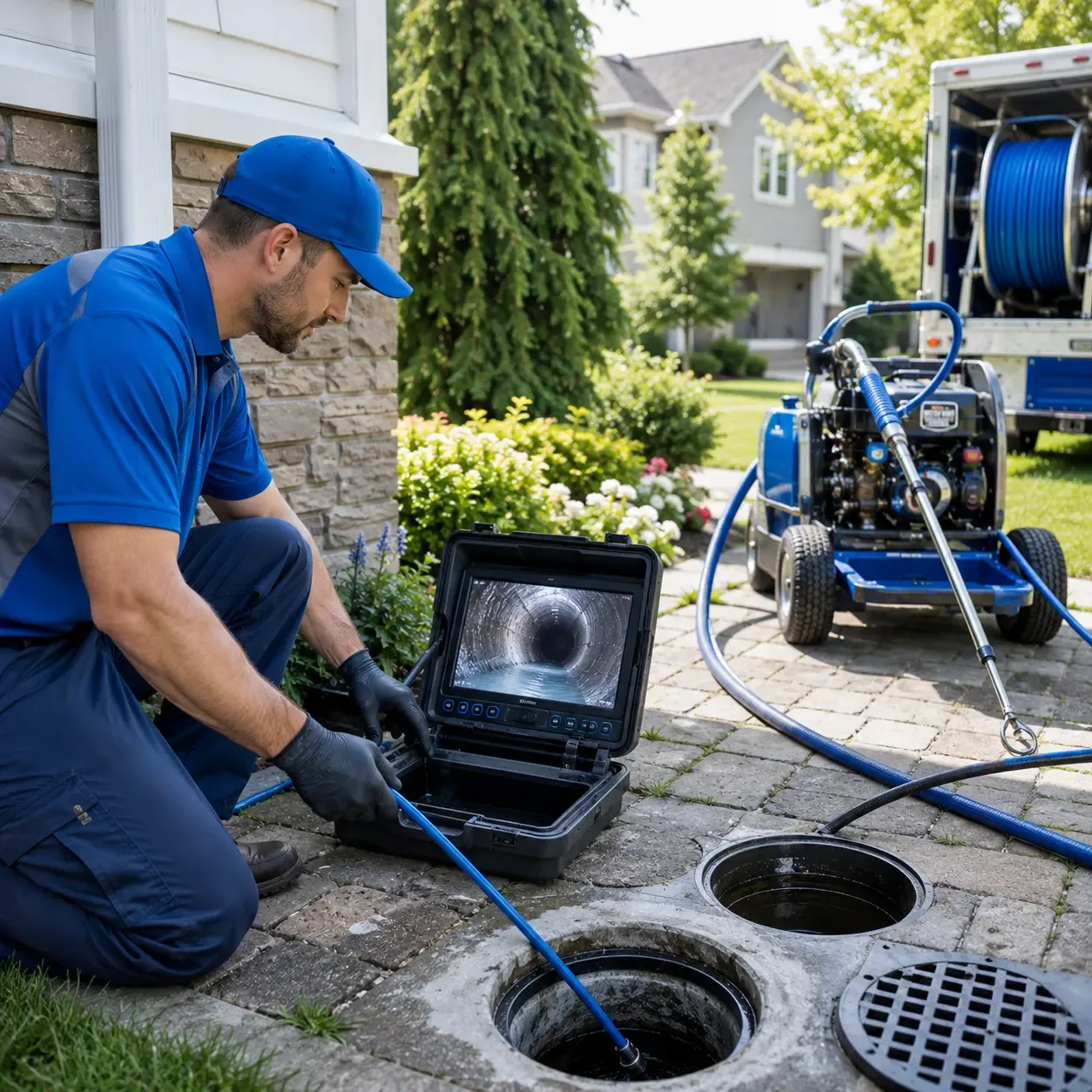 Outdoor drain cleaning professionals serving Dalton, GA